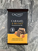 Шоколад Cachet с морской солью и карамелью 300 грм