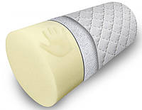 Подушка валик великий під голову, шию, спину, поперек, ортопедична ноги для сну Noble Roll Ролл HighFoam