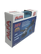 Акумуляторна кутова шліфмашина AL-FA ALAGС125-4А, фото 5