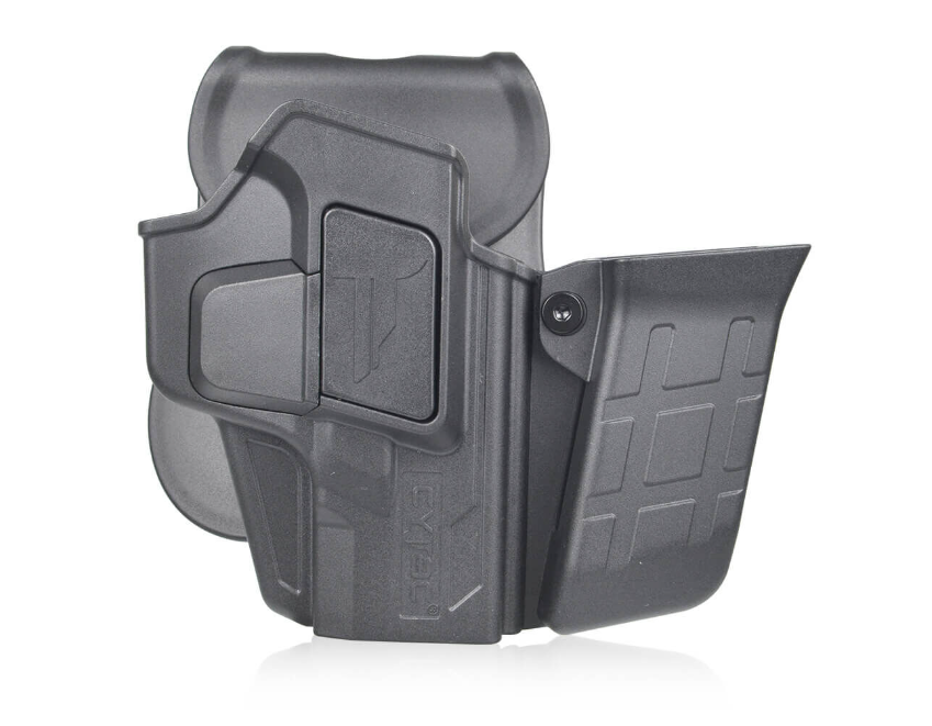 Кобура пластикова R-Defender для Glock 19/23/32 з комбінованим підсумком CY-G19G4SM