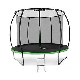 Батут Just Fun 183см Premium Черный внутренняя сетка