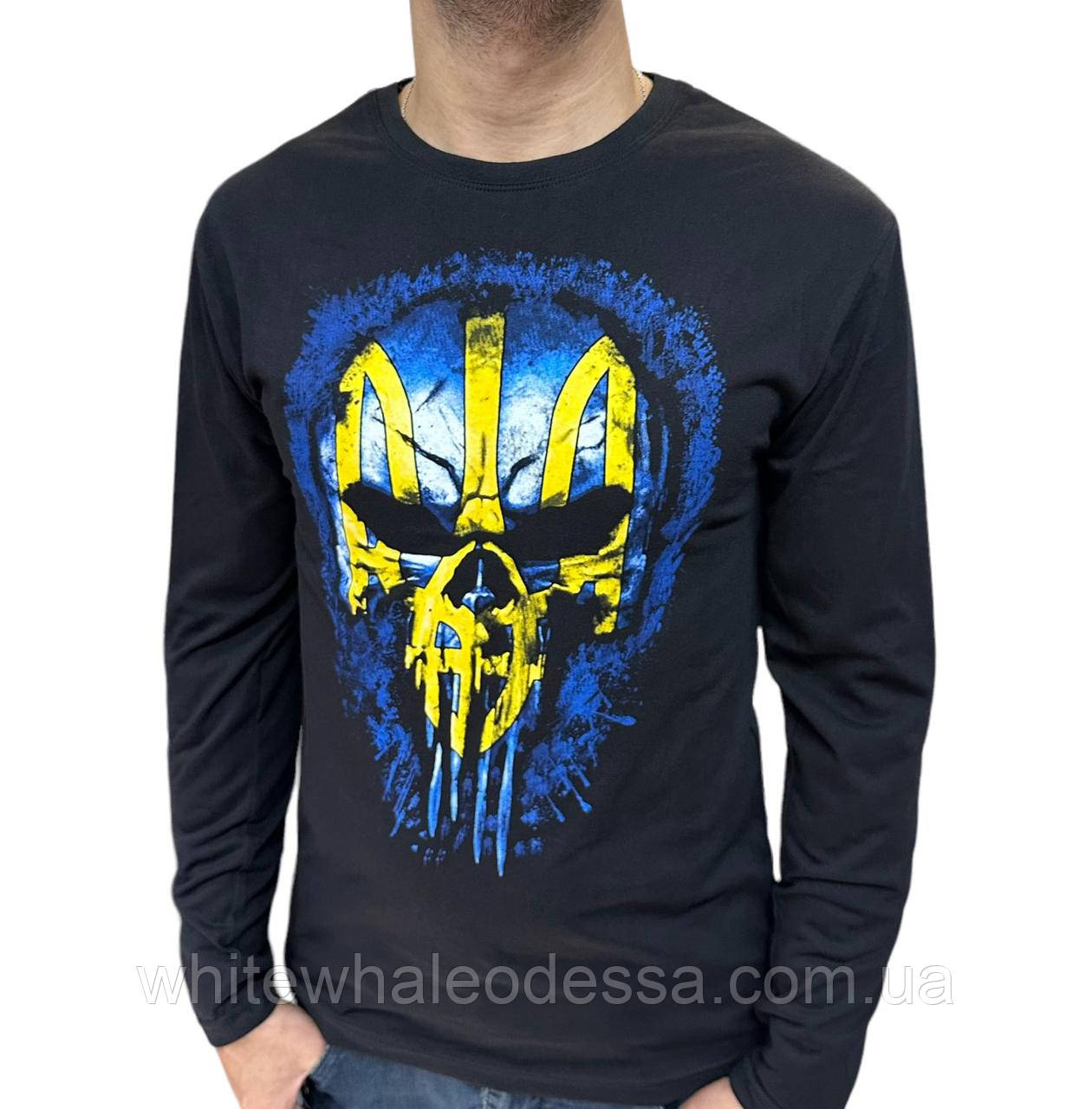 Лонгслів "КАРАТЕЛЬ" PUNISHER чорний