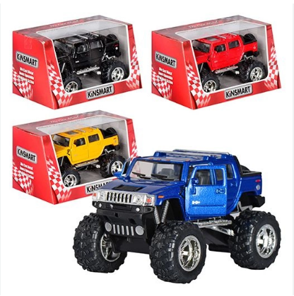 Інерційна металева машинка KINSMART Hummer H2 SUT 2005 KT5337WB (4 кольори)
