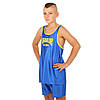 Форма боксерська дитяча UKRAINE CO-8942S / 24 / 125-135 см. форма для боксу дитяча синя, фото 3