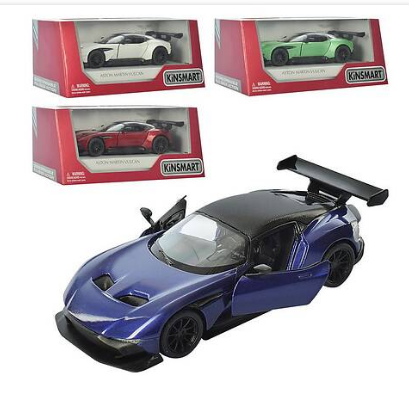 Інерційна металева машинка KINSMART модель KT 5407 W Aston Martin Vulcan 2015 (4 кольори)