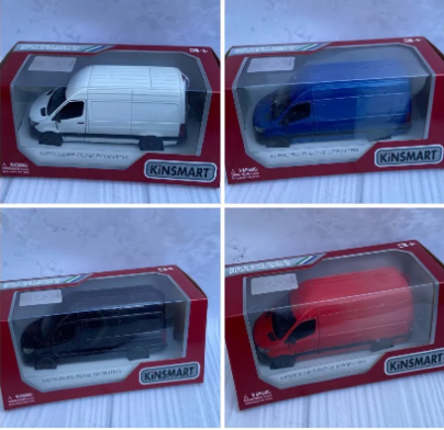 Інерційна металева машинка KINSMART MERCEDES-BENZ Sprinter 2018 KT 5426 W (4 кольори)