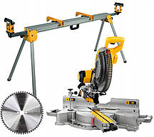 Торцювальна пила 305 мм Dewalt DWS780 + стіл DE7033