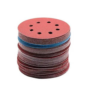 Набір шліфувальних кругів 125 мм на липучці 100 шт (N019649), фото 1