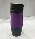 Термокухоль вакуумний із неіржавкої сталі 380 мл для кави та чаю Edenberg EB-625 Термо чашка металева термос, фото 3