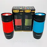 Термокухоль вакуумний із неіржавкої сталі 380 мл для кави та чаю Edenberg EB-625 Термо чашка металева термос, фото 7