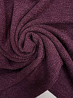 Ткань трикотаж АНГОРА вязка, бордового цвета