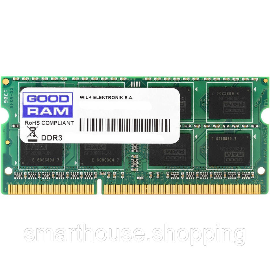 Модуль пам`ятi SO-DIMM DDR3 8GB/1600 Goodram (GR1600S364L11/8G), фото 1