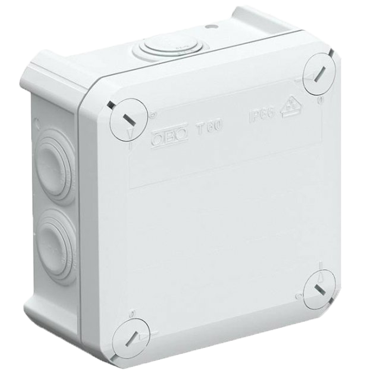 Коробка розподільна OBO Bettermann зовнішня з резинками T-60 114х114х57 IP66