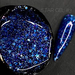 CROOZ Гель для дизайну Star gel №3, 5г