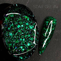 CROOZ Гель для дизайну Star gel №4, 5г