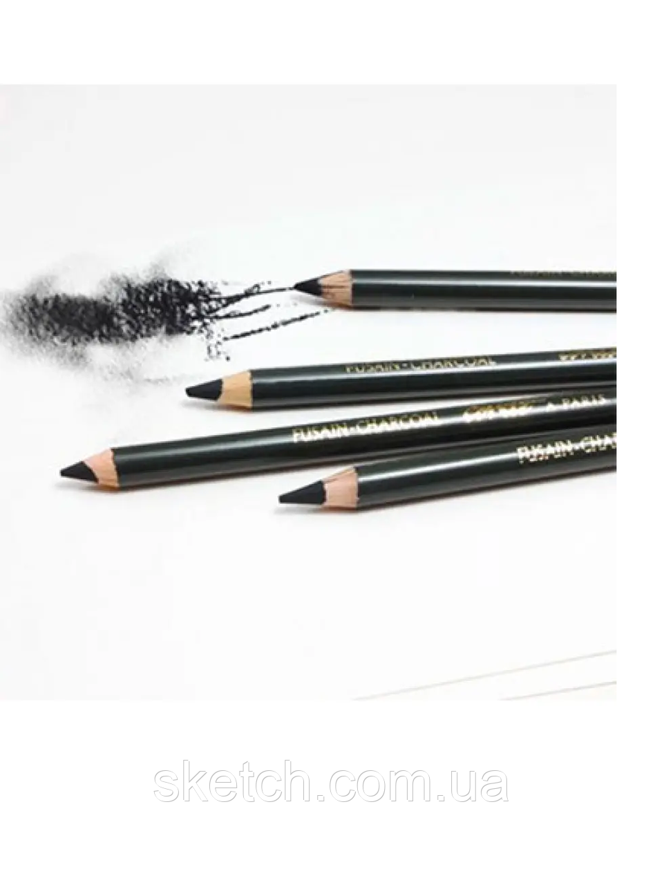 Вугільний олівець Conte Black lead pencil, Charcoal, B, фото 1