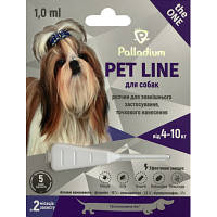 Капли для животных Palladium Pet Line the One для собак весом от 4 до 10 кг 1/1 мл (4820150205249) - Топ