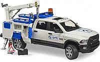 Игрушка Bruder джип пикап Dodge RAM 2500 с ремонтным краном 02509