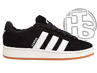 Женские кроссовки Adidas Campus 00s Core Black (с мехом) HQ8708