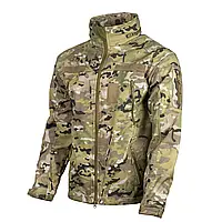 Тактическая куртка SoftShell Multicam,военная армейская теплая мужская софтшелл куртка для военных мультикам