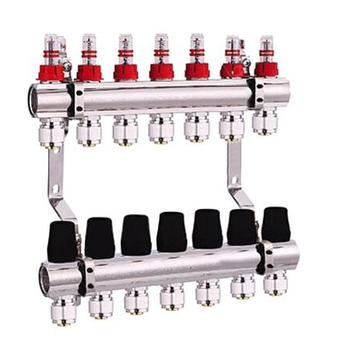 Колектор тепла підлога з витратоміром 7 виходів 1х3/4" DJOUL