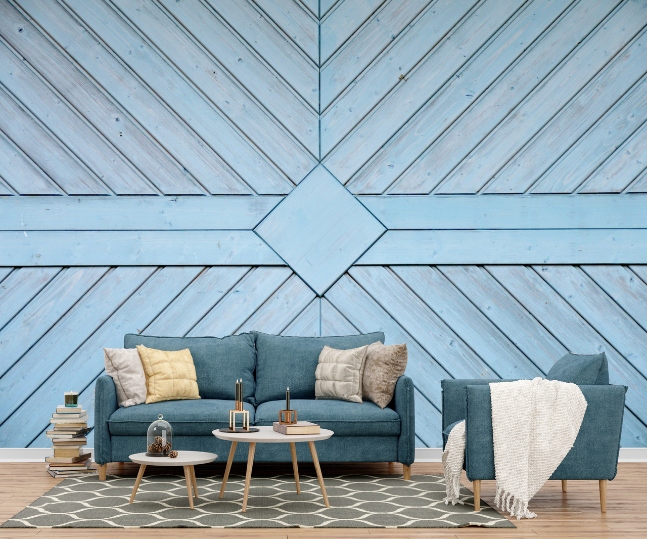 Дизайнерські макро 3д вінілові шпалери для кухні, вітальні, зали в скандинавському стилі. Преміум якість!, фото 1