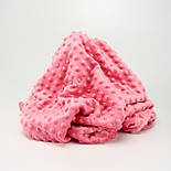 Плюш Minky коралового кольору № М-26, фото 5