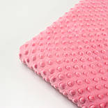 Плюш Minky коралового кольору № М-26, фото 6