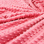 Плюш Minky коралового кольору № М-26, фото 4