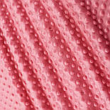 Плюш Minky коралового кольору № М-26, фото 3