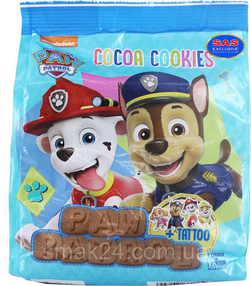 Печиво з какао Щенячий патруль Nickelodeon Paw Patrol + Tattoo 150 г Польща