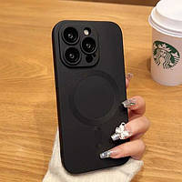 Черный чехол MagSafe для iPhone 13 pro , силиконовый чехол для айфон 13 pro , чехол на айфон