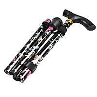 Тростина складана AIRM HEALTH регульована по висоті з візерунком (8437)