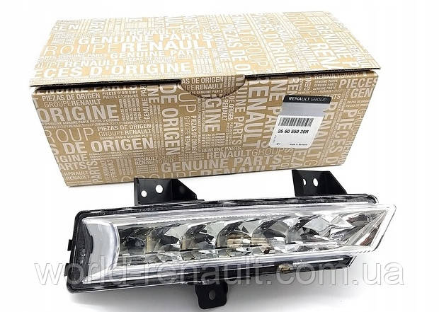 Renault (Original) 266055020R — Фара денного світла ліва (ДХО) на Рено Меган 3, Флюенс