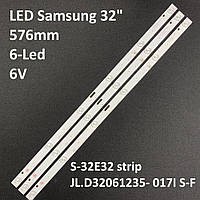 LED подсветка TV Saturn: LED32HD900UST2,  LSC320AN09, LC320EXN, LED32HD600U, LED32HD500U, LED32HD800UT2 3 шт.