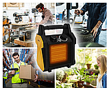 Електричний обігрівач 2 кВт POWERFUL MINI Радіатор + термостат, фото 2