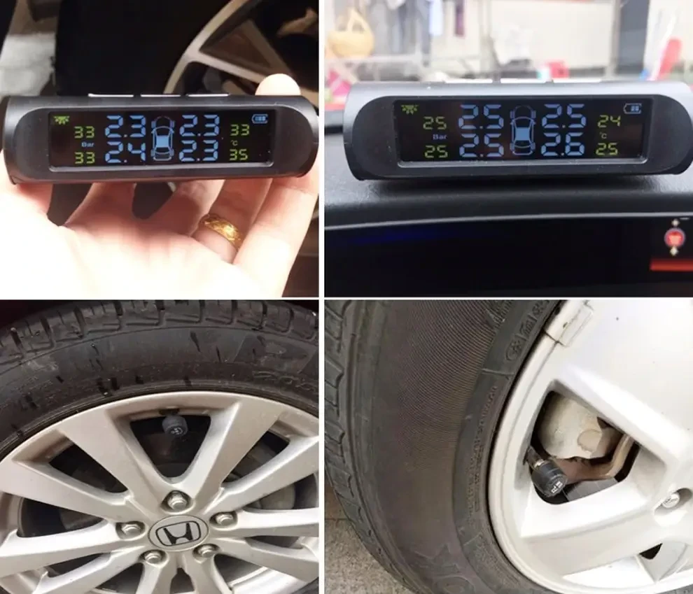 Монитор давления в шинах от прикуривателя, tpms система контроля с внешними датчиками и функцией антикражи - фото 5 - id-p2005751202