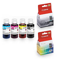 Картриджі Canon PG-40+CL-41 MULTIPACK + Чорнила Colorway CW520/CW521SET01 100мл
