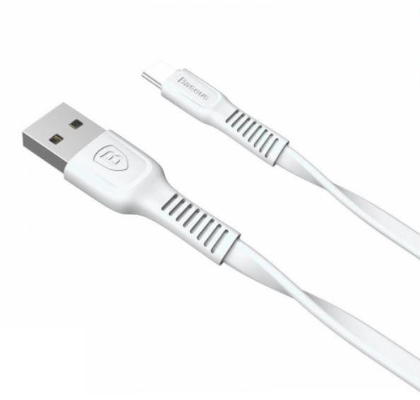 Кабель Baseus Tough USB 2.0 to Type-C 2A 1M Білий (CATZY-B02)