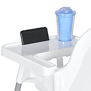 Стільчик для годування трансформер 2в1 BAMBI M 4209-2 White, фото 3