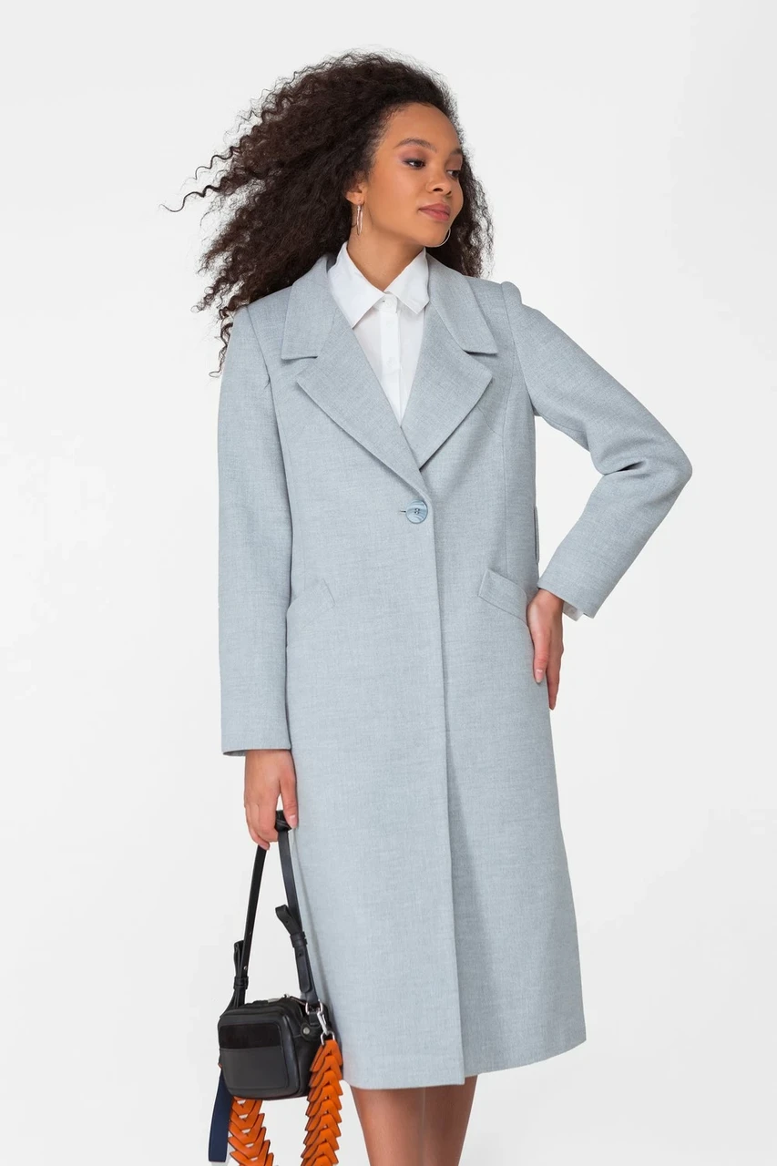 Пальто жіноче Жюлі сірий кашемір