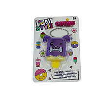 Дитячий блиск для губ з підвіскою I Love Style – Cuties - Песик, арт 018342, 1 шт, Різнокольоровий