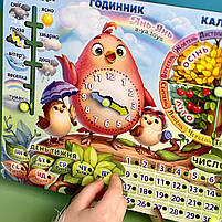 Розвиваюча гра 'Календар Пташка' Ubee ПСФ029-УКР, фото 8