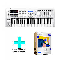 Миди-клавиатура ARTURIA KeyLAB mkII 49 White (49 клавиш)