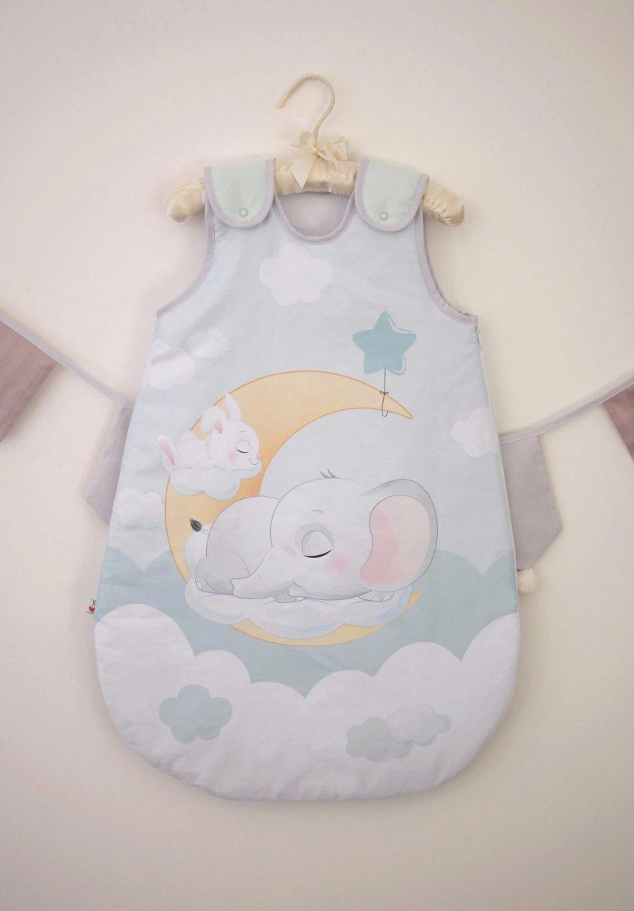 Cпальник для новонароджених Baby Veres Елефент 0-9 місяців, фото 1