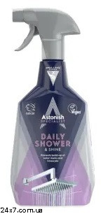 Засіб для чищення душових кабін Astonish Daily Shower Shine 750мл