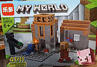 Конструктор Майнкрафт Minecraft my world NO.6019-3 180PCS