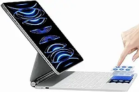 Клавиатура nimin для iPad Air 10,9 дюймов и iPad Pro 11 дюймов с плавающим магнитным дизайном и сенсорной пане