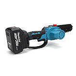 Акумуляторна мініпила ланцюгова Makita DUC200BL (36V 5AH) АКБ мініпила Макіта для обрізання дерев, гілкоріз, фото 6