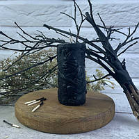 Восковая черная свеча - Баба Яга (10 см)